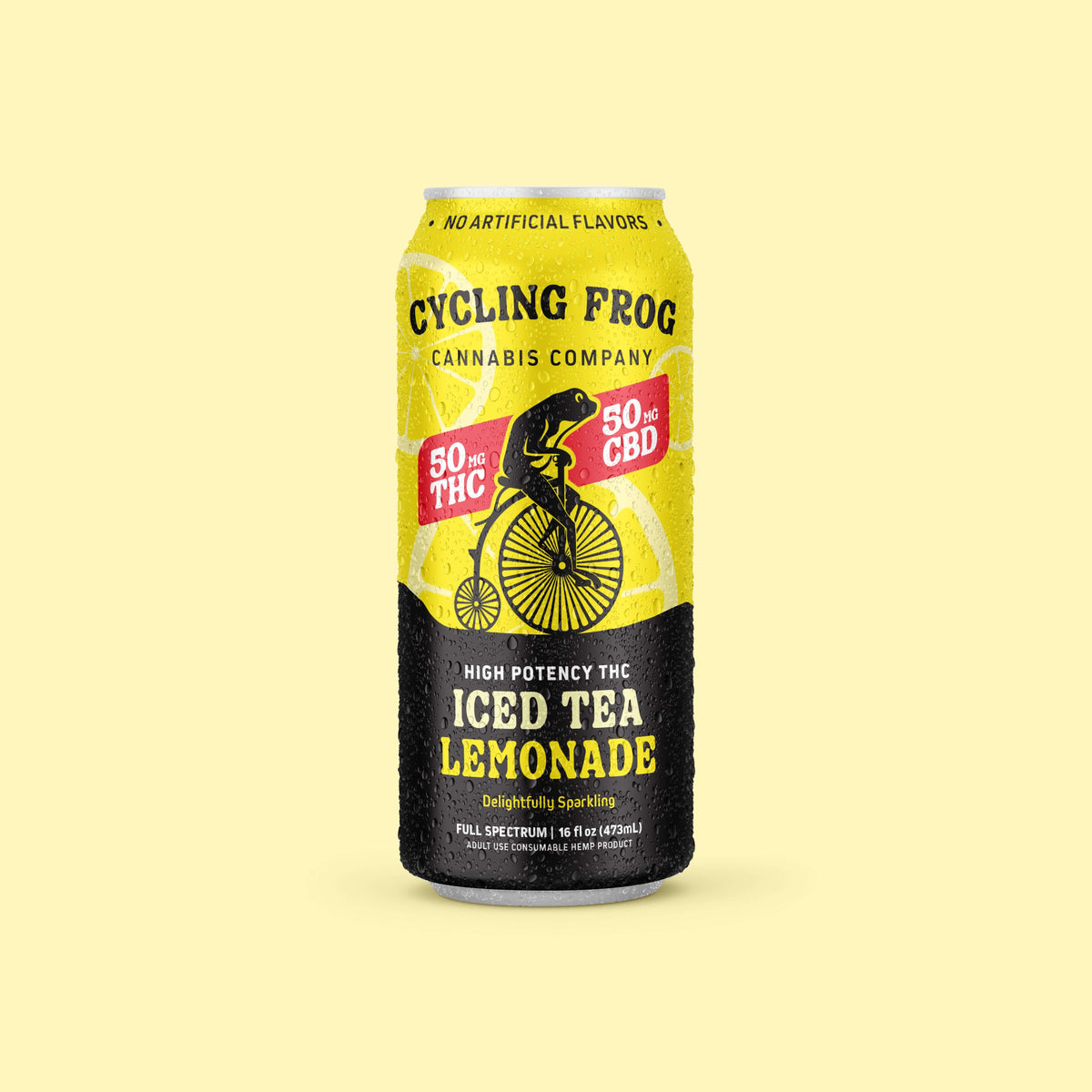 Sparkling THC Iced Tea Lemonade, 4pk