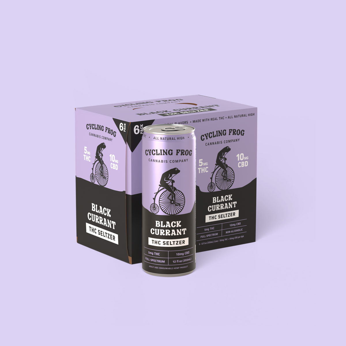 Black Currant THC Seltzer