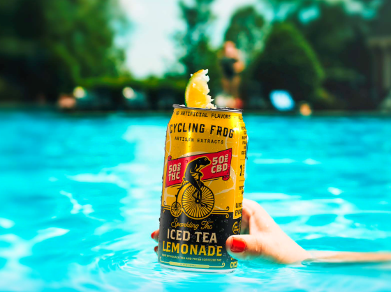 Cycling Frog THC Iced Tea Lemonade Drink