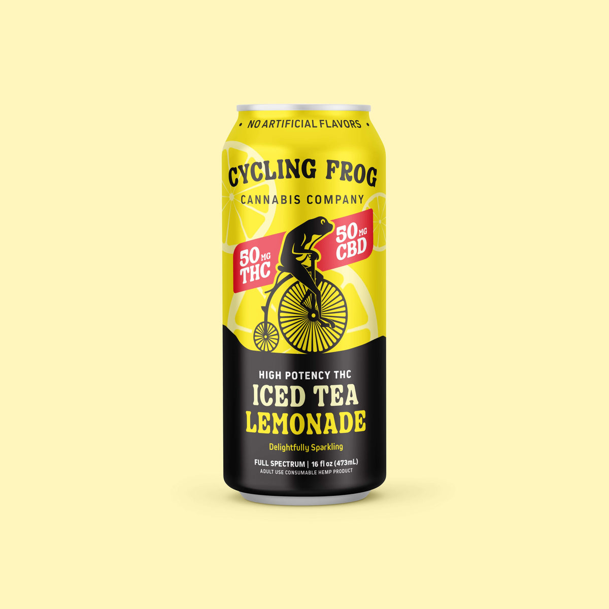 Sparkling THC Iced Tea Lemonade, 4pk