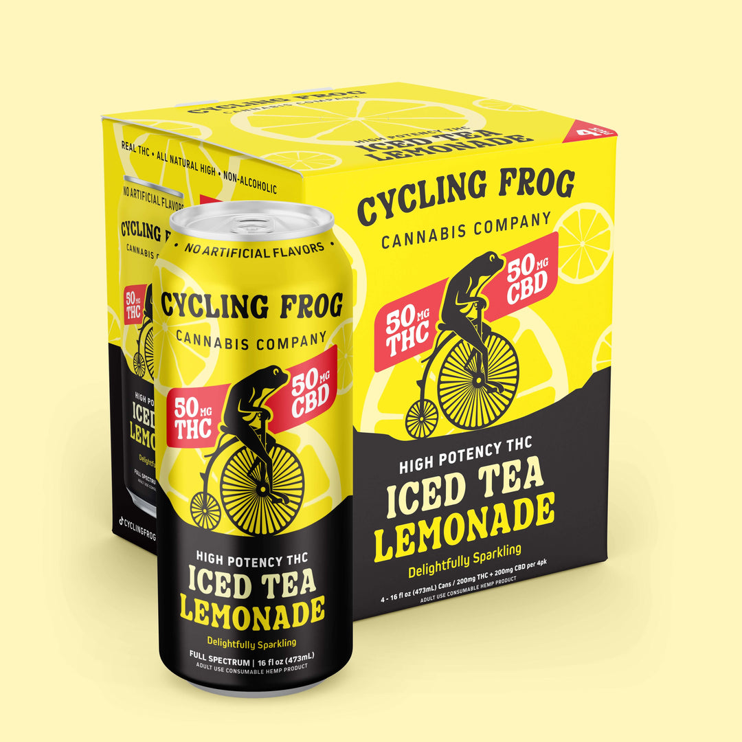 Sparkling THC Iced Tea Lemonade, 4pk
